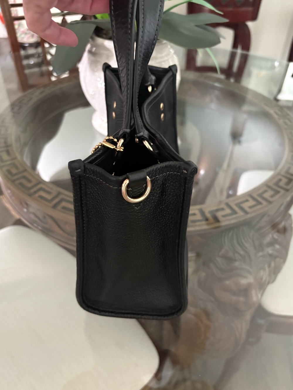 🖤🖤COACH DEMSEY TOTE 22 IN BLACK PEBBLED LEATHER!🖤🖤C0971 - Picture 3 of 9